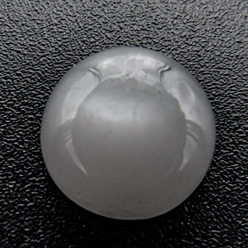 Moonstone from India. 1 Piece. Cabochon Round, translucent
