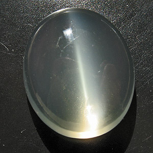 Moonstone from India. 9.32 Carat. Cabochon Oval, translucent