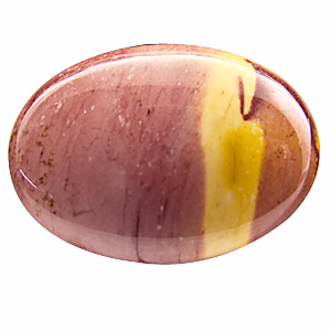 Mookaite from Australia. 1 Piece. Cabochon Oval, opaque