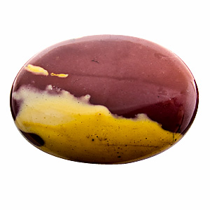 Mookaite from Australia. 1 Piece. Cabochon Oval, opaque