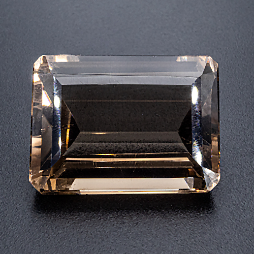 Smoky Quartz from Brazil. 38.87 Carat. Emerald Cut, very very small inclusions