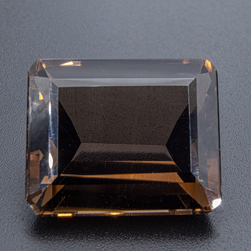 Smoky Quartz from Brazil. 30.19 Carat. Emerald Cut, very very small inclusions
