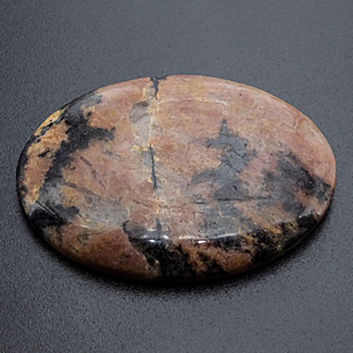 Rhodonite from Australia. 1 Piece. Cabochon Oval, opaque