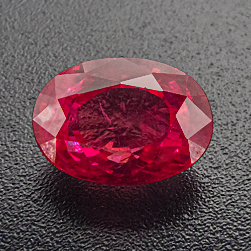 Ruby from Myanmar. 2.03 Carat. Oval, small inclusions