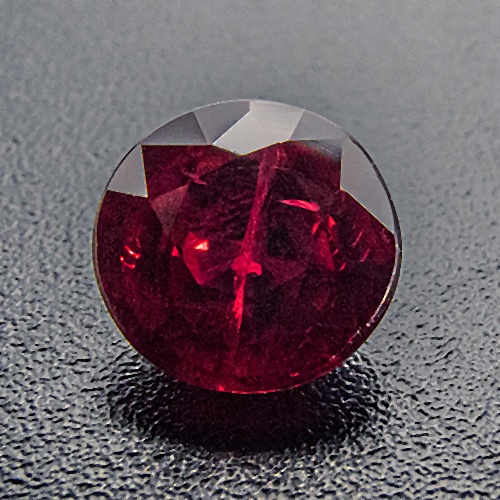 Ruby from Mozambique. 0.93 Carat. Round, distinct inclusions