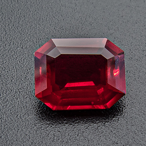 Ruby from Mozambique. 1.56 Carat. Very good colour. A plethora of evenly distributed minute inclusions give this beauty its velvety appearance. Comes with GIA certificate