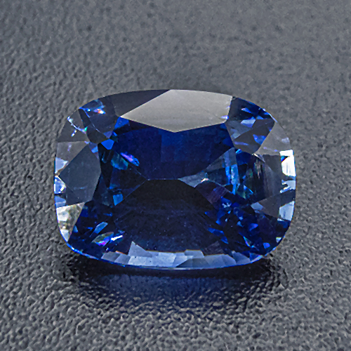 Sapphire from Sri Lanka. 1.37 Carat. Cushion, small inclusions