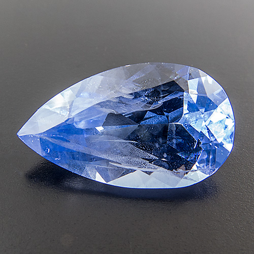 Sapphire from Sri Lanka. 4.42 Carat. Pear, distinct inclusions