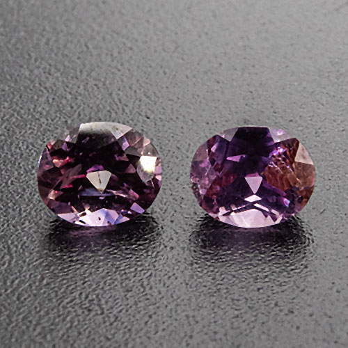 Purple Sapphire from Sri Lanka. 0.78 Carat. Nice pair, untreated
