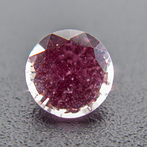 Purple Sapphire from Tanzania. 0.34 Carat. Round, small inclusions