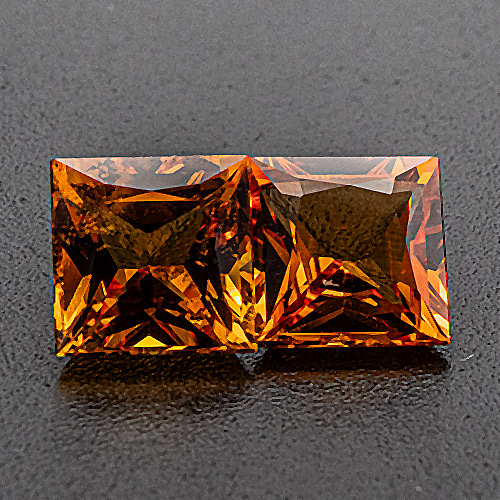 Yellow Sapphire from Tanzania. 2.44 Carat. Square Princess, very small inclusions