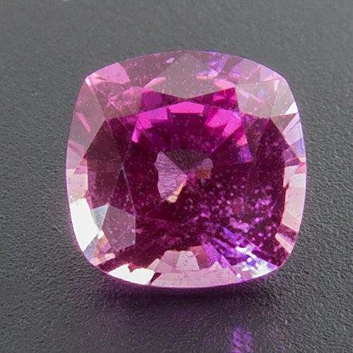 Pink Sapphire from Tanzania. 0.74 Carat. Cushion, small inclusions
