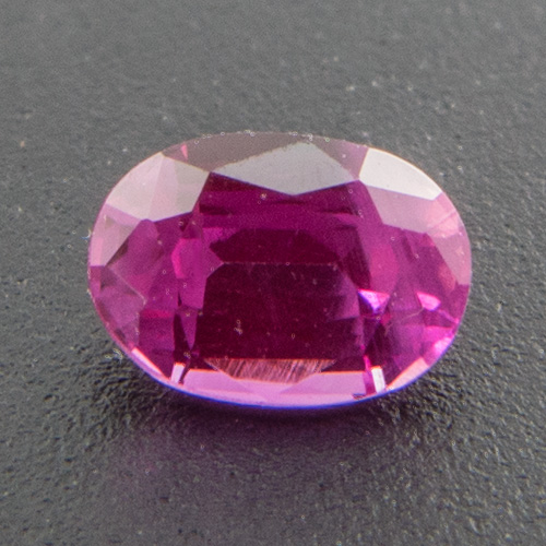 Pink Sapphire from Sri Lanka. 0.17 Carat. Shows some "silk" (rutile inclusions), which proves that this gem was not heat-treated to improve colour