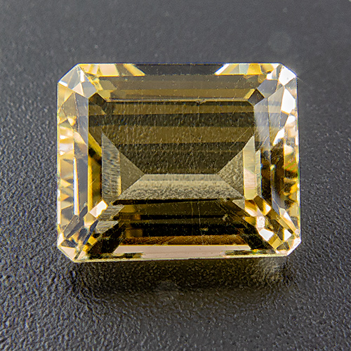 Scapolite from Tanzania. 2.72 Carat. Emerald Cut, very very small inclusions