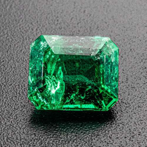 Emerald from Zambia. 1.08 Carat. Emerald Cut