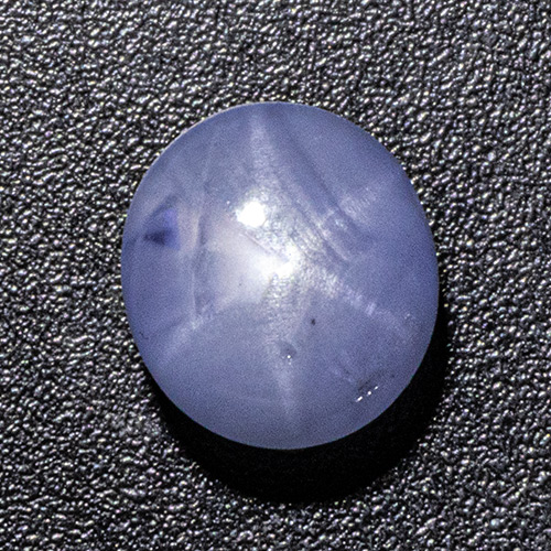 Star Sapphire from Sri Lanka. 2.38 Carat. Cabochon Oval, semi-translucent