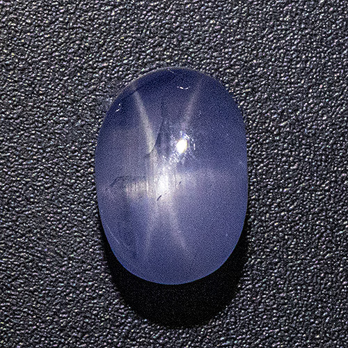 Star Sapphire from Sri Lanka. 2.92 Carat. Cabochon Oval, semi-translucent