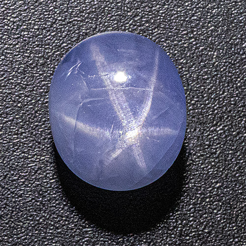 Star Sapphire from Sri Lanka. 3.29 Carat. Cabochon Oval, semi-translucent