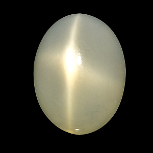 Star Moonstone from India. 17.09 Carat. Cabochon Oval, translucent
