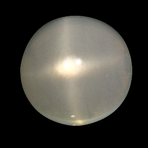 Star Moonstone from India. 23.73 Carat. Cabochon Round, translucent