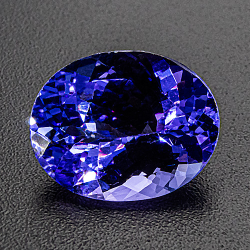 Tanzanite from Tanzania. 2.42 Carat. Oval, very very small inclusions