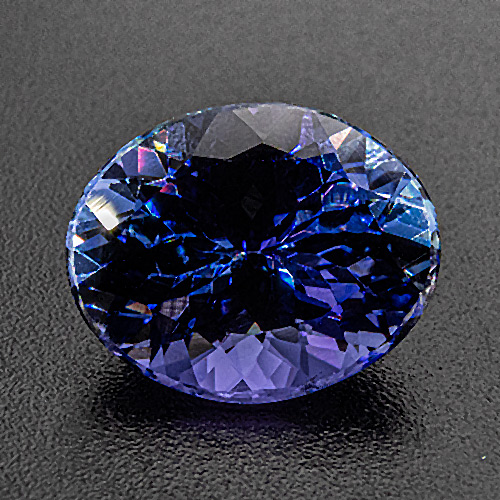 Tanzanite from Tanzania. 3.61 Carat. Oval, very very small inclusions