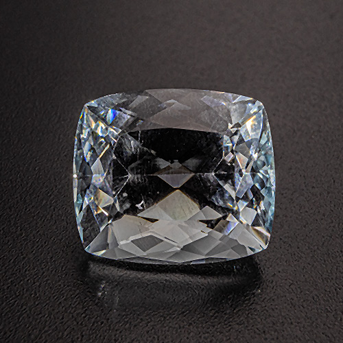 Natural Blue Topaz from Brazil. 13.63 Carat. Cushion, very very small inclusions