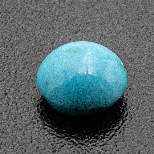 Turquoise from Iran. 0.24 Carat. Cabochon Oval, opaque
