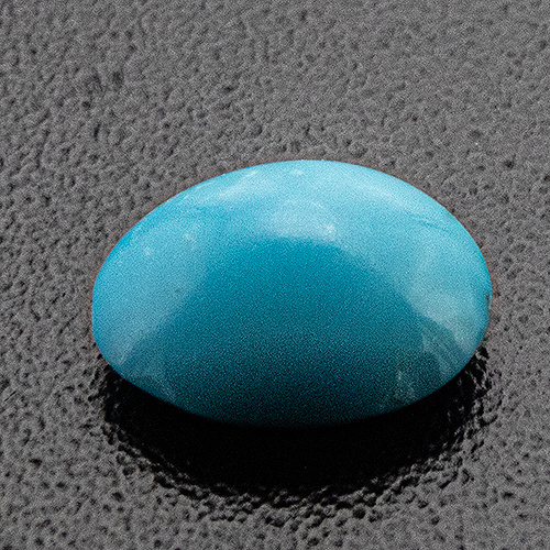 Turquoise from Iran. 0.28 Carat. Cabochon Oval, opaque