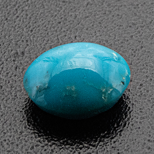 Turquoise from Iran. 0.36 Carat. Cabochon Oval, opaque