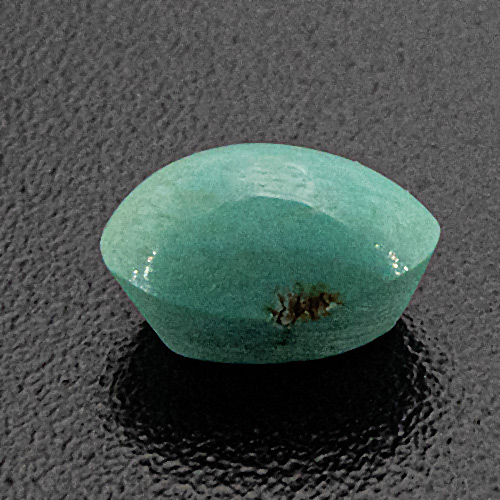Turquoise from Iran. 0.37 Carat. Cabochon Oval, opaque