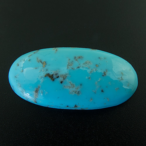 Turquoise from United States. 9.24 Carat. Cabochon Oval, opaque