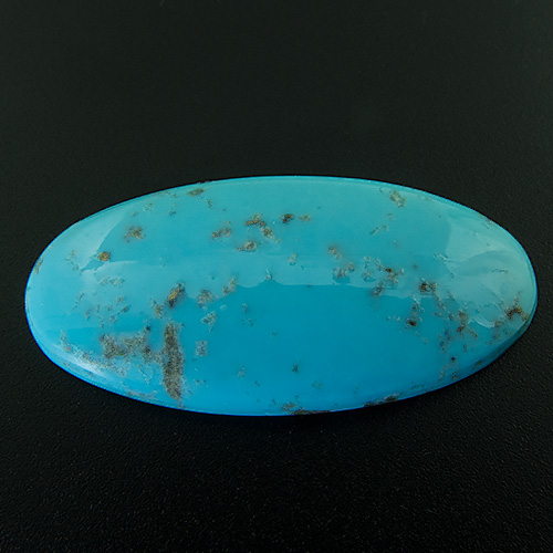 Turquoise from United States. 9.31 Carat. Cabochon Oval, opaque