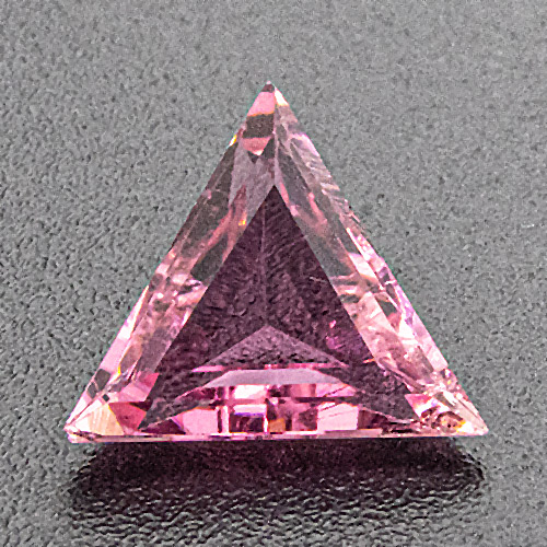 Tourmaline (Rubellite). 0.85 Carat. Triangel, small inclusions