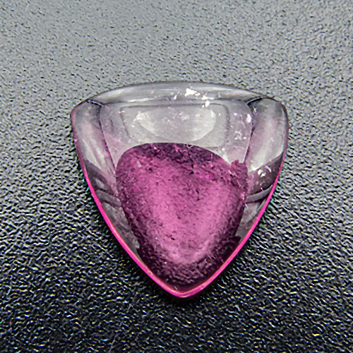 Tourmaline (Rubellite) from Brazil. 1.78 Carat. Very shallow cut, looks much heavier (and more expensive) than it is
