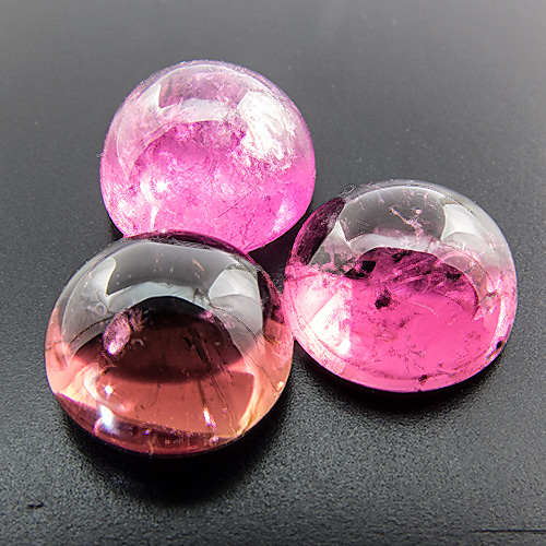 Tourmaline (Rubellite) from Brazil. 1 Piece. On ordering, please specify which of the three pieces you prefer