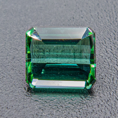 Tourmaline (Indigolite) from Brazil. 0.39 Carat. Emerald Cut, eyeclean