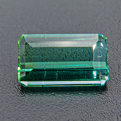 Tourmaline (Indigolite) from Brazil. 0.64 Carat. Emerald Cut, small inclusions