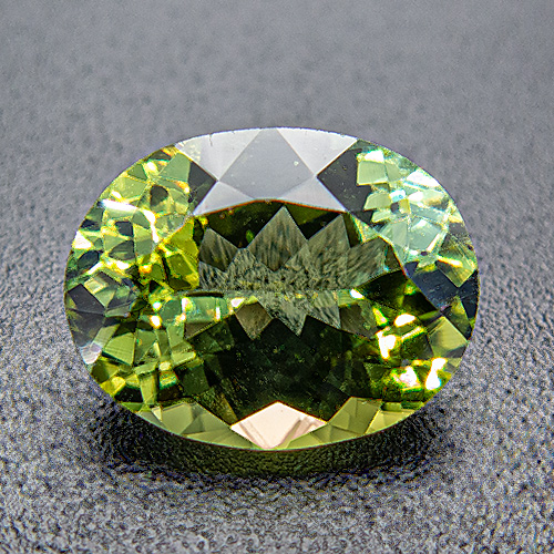 Tourmaline (Verdelite) from Brazil. 2.74 Carat. Attractive colour, not the usual Brazilian "beer bottle green". A well cut, sparkling gem