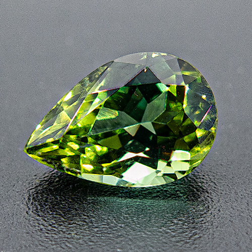 Tourmaline (Verdelite) from Congo. 1.48 Carat. Very well cut and polished in Germany, vivid colour