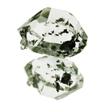 herkimer diamant mit Öl-Einschlüssen- herkimer diamond with hydrocarbon inclusions